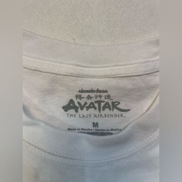 Avatar The Last Airbender Graphic T-shirt Men Medium White Short Sleeve - Picture 4 of 5